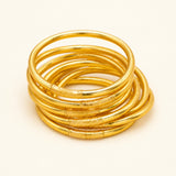 Bracelet Bouddhiste épais - Doré